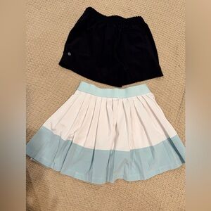 Athleta sets shorts and skirt Size 8/10